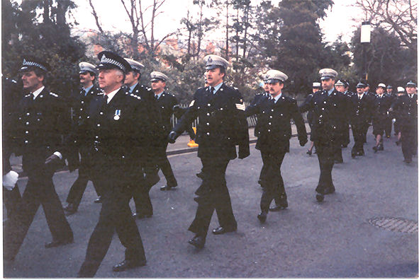 Parade to commemorate 150 years of policing in Swansea 1986